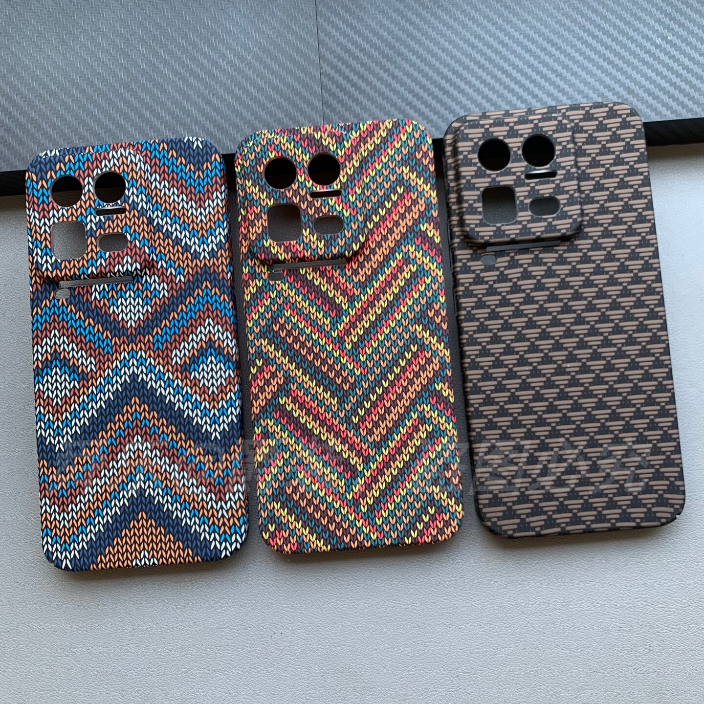 夜光VIVOiQOO15ultra手机壳适用荣耀碳纤维凯夫拉纹理