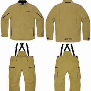 美国ICON拉力骑行服四季保温防风防水防摔摩托车赛车服摩旅复古