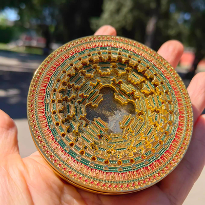 先农坛隆福寺藻井冰箱贴五层可拆卸装饰品旅游景点送礼物文创纪念