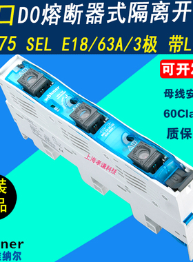 进口维纳尔WOHNER 31579 SEL负荷隔离开关63A 400V D01/D02熔芯