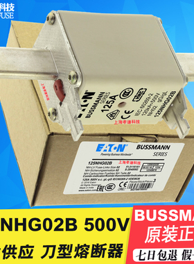 EATON保险丝bussmann熔断器125NHG02B 200A250A 500V gL/gG NH02