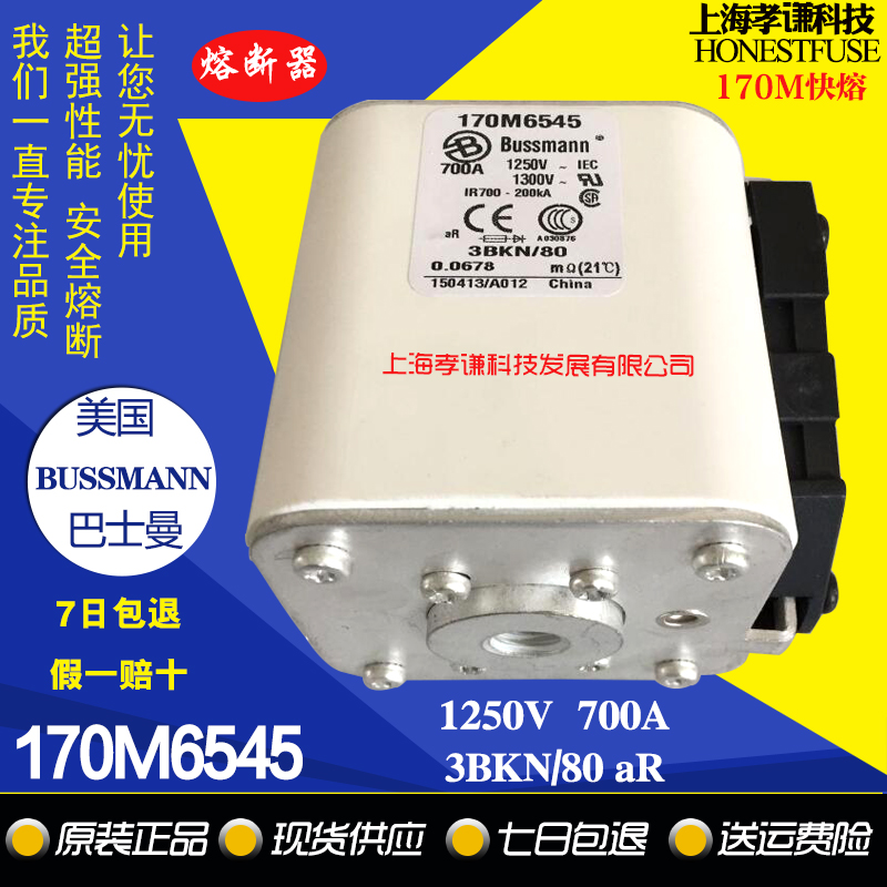 快速熔断器BUSSMANN170M6545