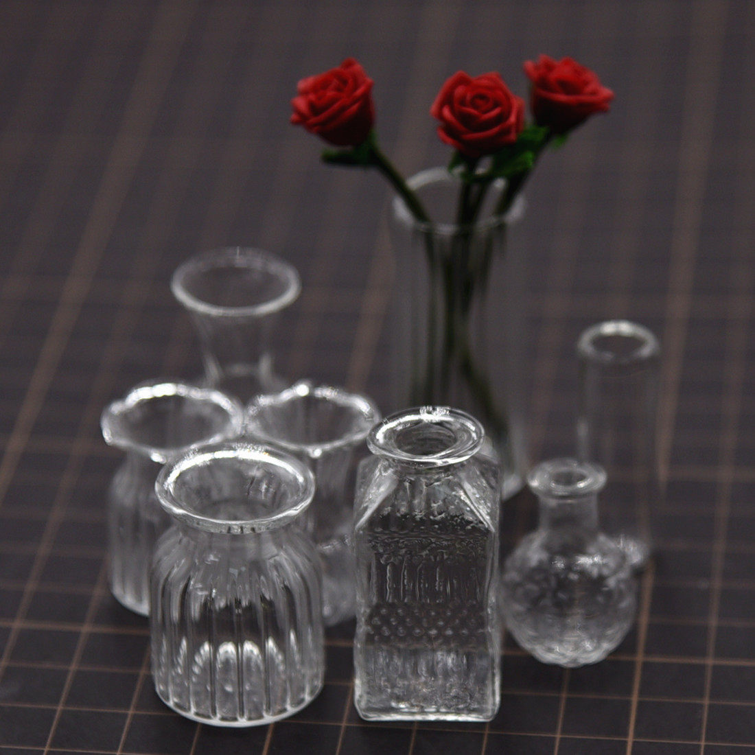 ob11摆件透明玻璃bjd摆件