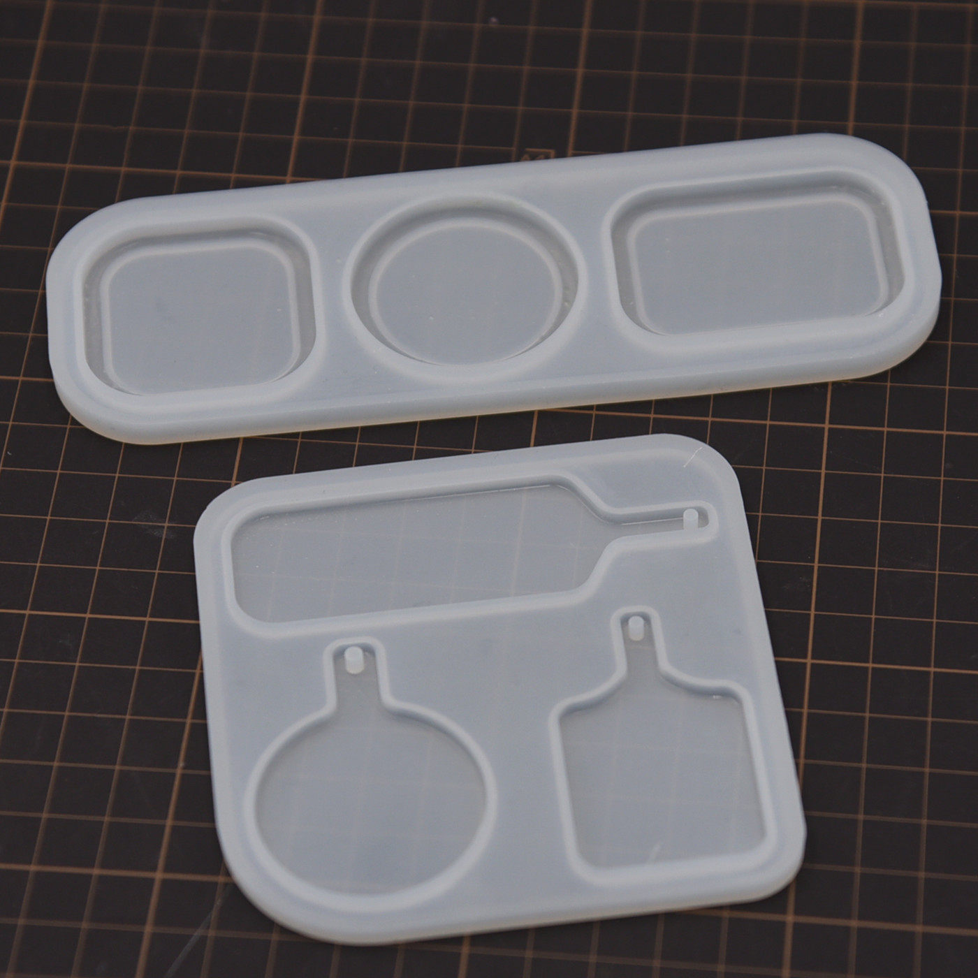 thumbnail for Miniature DIY Food Toy Tableware Silicone Mold Mini Handle Tray Dinner Plate Tableware Uv Glue Silicone Mold
