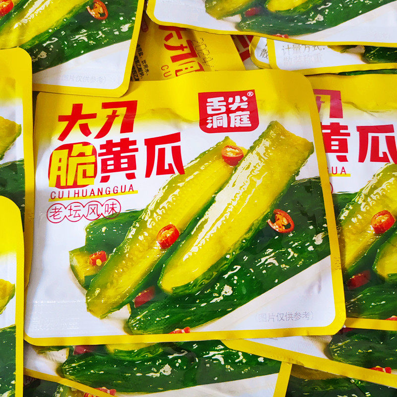 舌尖洞庭大刀脆黄瓜老坛风味酱腌菜休闲零食小吃小包装即食爽口,零食/坚果/特产,卤味素食,淘宝优惠券,粉丝福利购,淘宝优惠卷