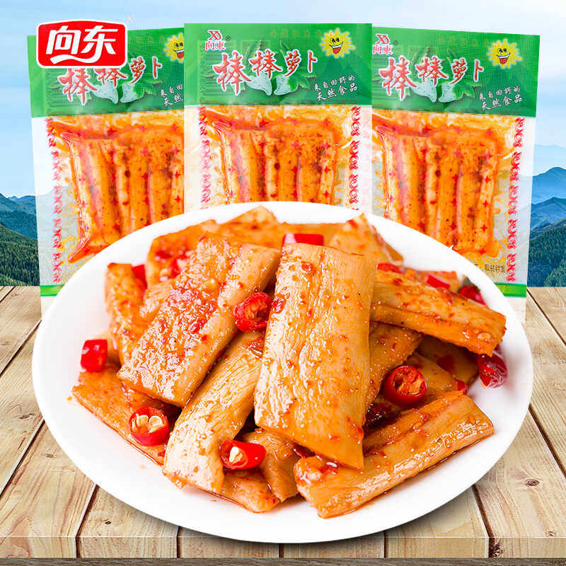 向东棒棒萝卜美味香辣爽口脆脆萝卜休闲零食下饭菜佐餐配菜小包装