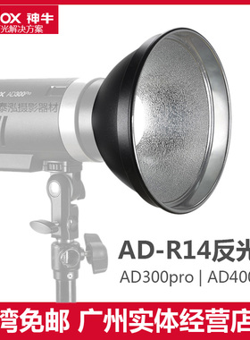 神牛AD-R14反光罩 AD300pro AD400pro外拍灯 蜂巢 色温片 标准罩