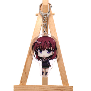 花开伊吕波双面挂件钥匙扣 夏目美绪 动漫周边亚克力Just Because