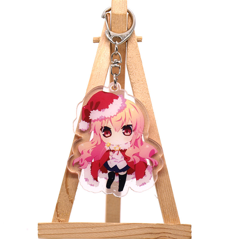 动漫周边 亚克力双面挂件零之使魔 龙与虎 逢坂大河 露易丝钥匙扣