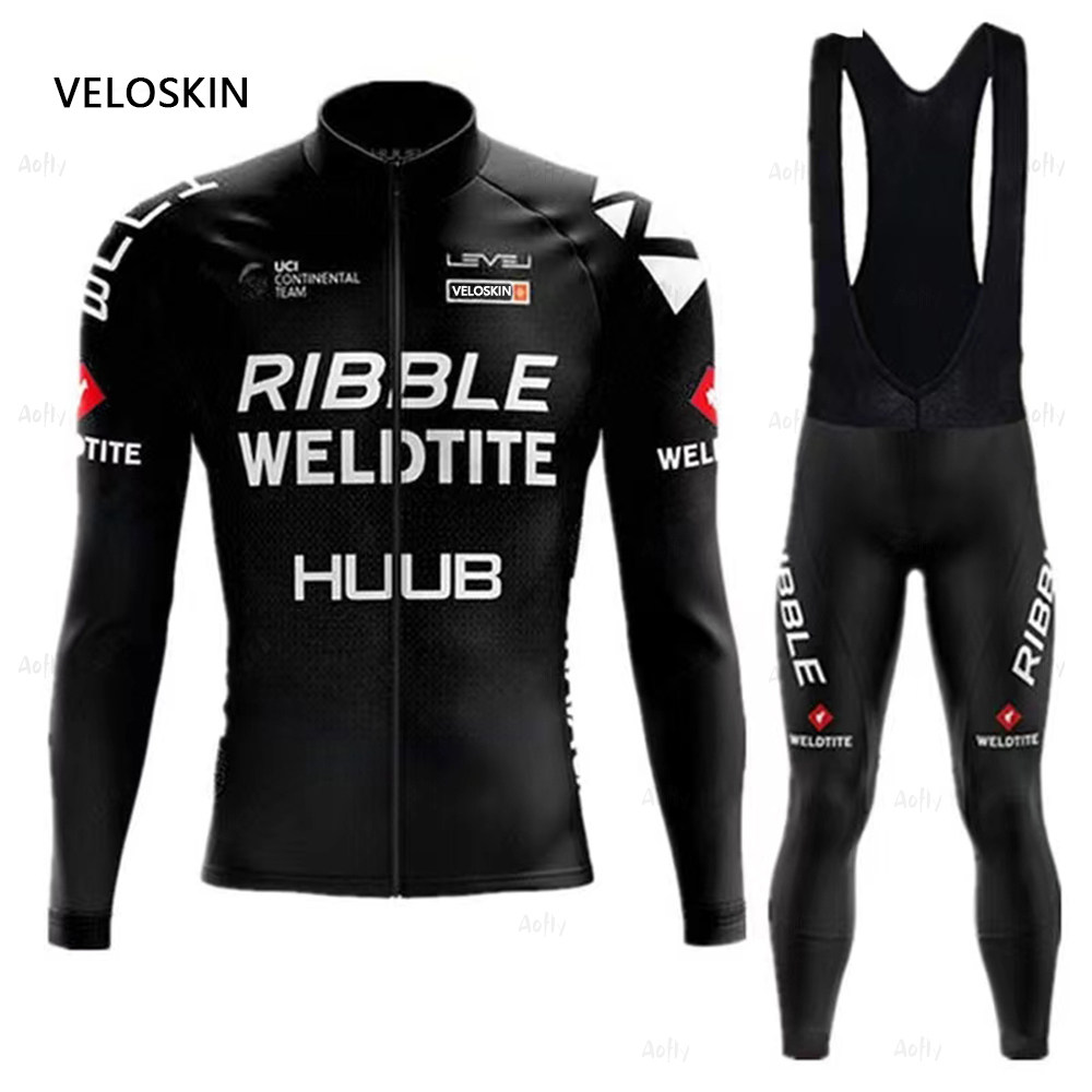 HUUB VELOSKIN春夏秋骑行服长袖男女套装透气速干公路车自行车服