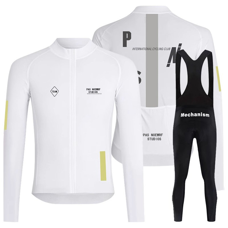 PAS春秋男女骑行服套装公路自行户外运动服装透气舒适牛奶丝上衣