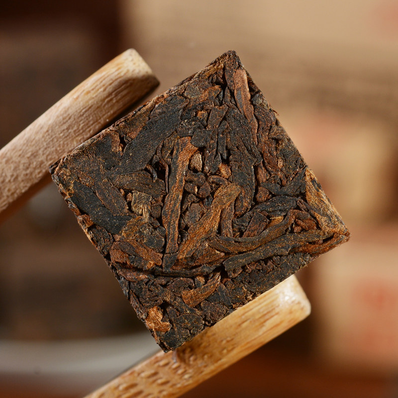 海鑫堂 普洱茶 小金砖 熟茶 老茶 50g 小样