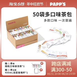 PAPPS派帕斯多口味茶包优质餐饮酒店三角茶包养生办公室冷泡茶