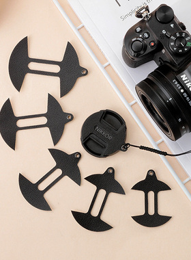 适用尼康镜头盖防丢绳Z30Z50ZFZ5Z62 Z70200相机盖皮贴绳防镜头盖