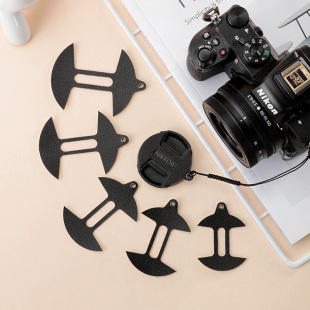 适用尼康镜头盖防丢绳Z30Z50ZFZ5Z62 Z70200相机盖皮贴绳防镜头盖