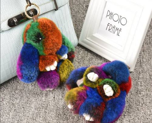 装死兔正版毛绒挂饰品钥匙挂件