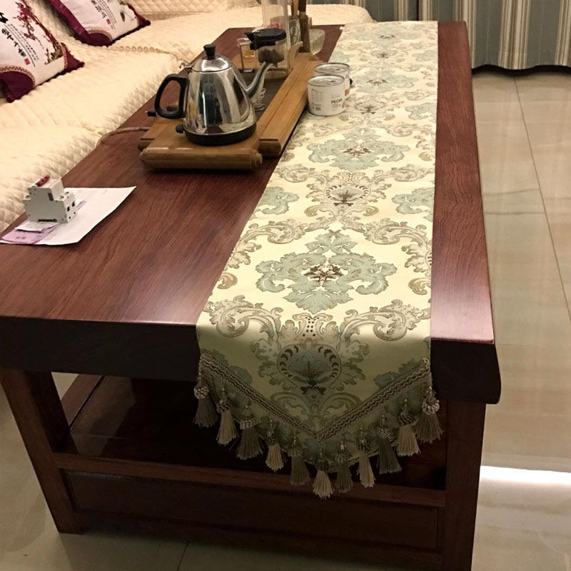 桌旗欧式现代简约电视柜美式茶几餐桌布客厅桌布长方形美式布套巾