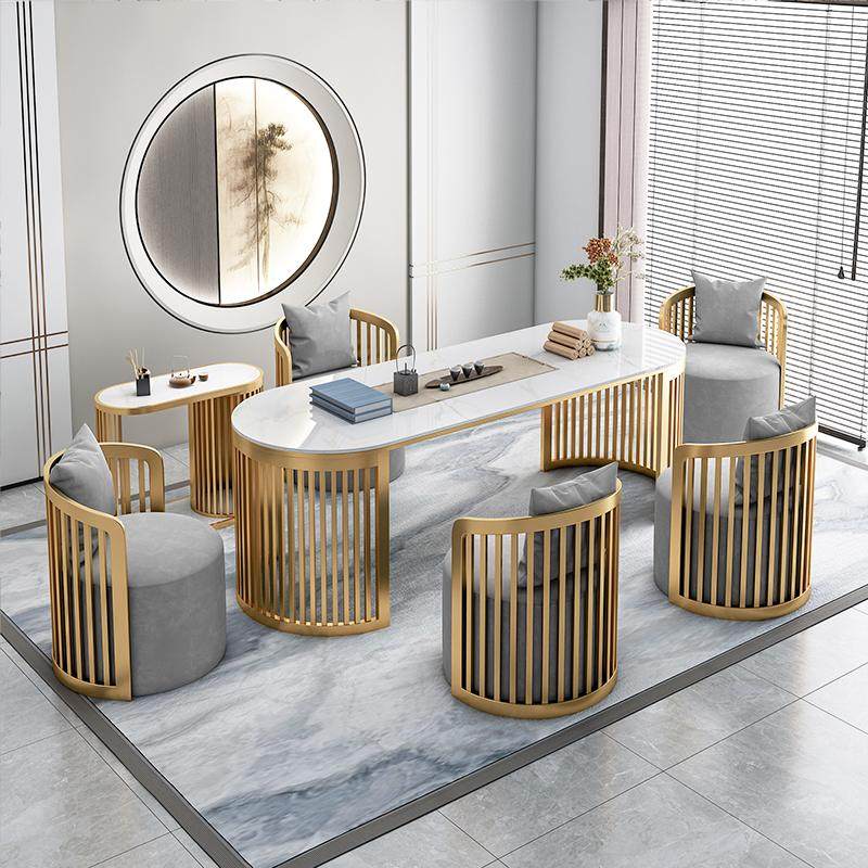 咨询桌新中式茶桌椅组合禅意大理石茶台简约现代功夫茶几办公室泡,住宅家具,茶几,淘宝优惠券,粉丝福利购,淘宝优惠卷