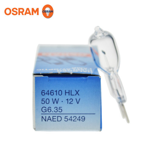 现货欧司朗64610HLX12V 50W光学仪器灯泡裂隙显微镜卤素灯泡