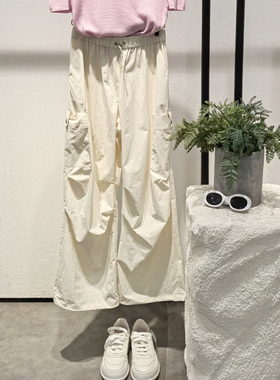 曼娅奴商场专柜2025年夏装裤子休闲直筒工装裤MP22BC026