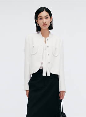 Migaino曼娅奴女装2025年春季新款轻奢高级感小香风外套MP12SC031