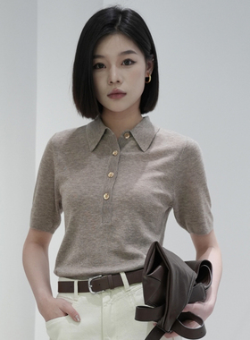 女装2025夏新款短袖冰丝针织衫MP14WH702