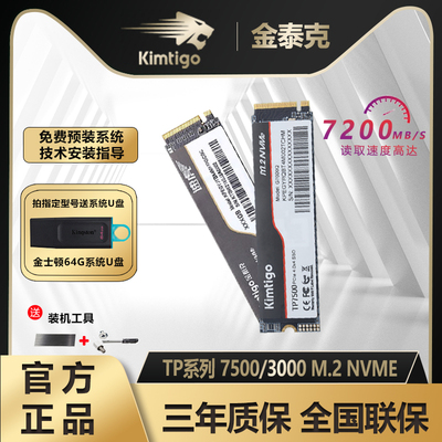 金泰克M.2NVME固态硬盘PICE接口