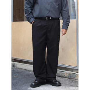 秋冬款 休闲裤 直筒宽松百搭上班西裤 路人社 男裤 子男款 大码 加厚裤