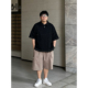 夏季 路人社 男短袖 POLO衫 重磅T恤宽松潮牌高档上衣高级感休闲 大码