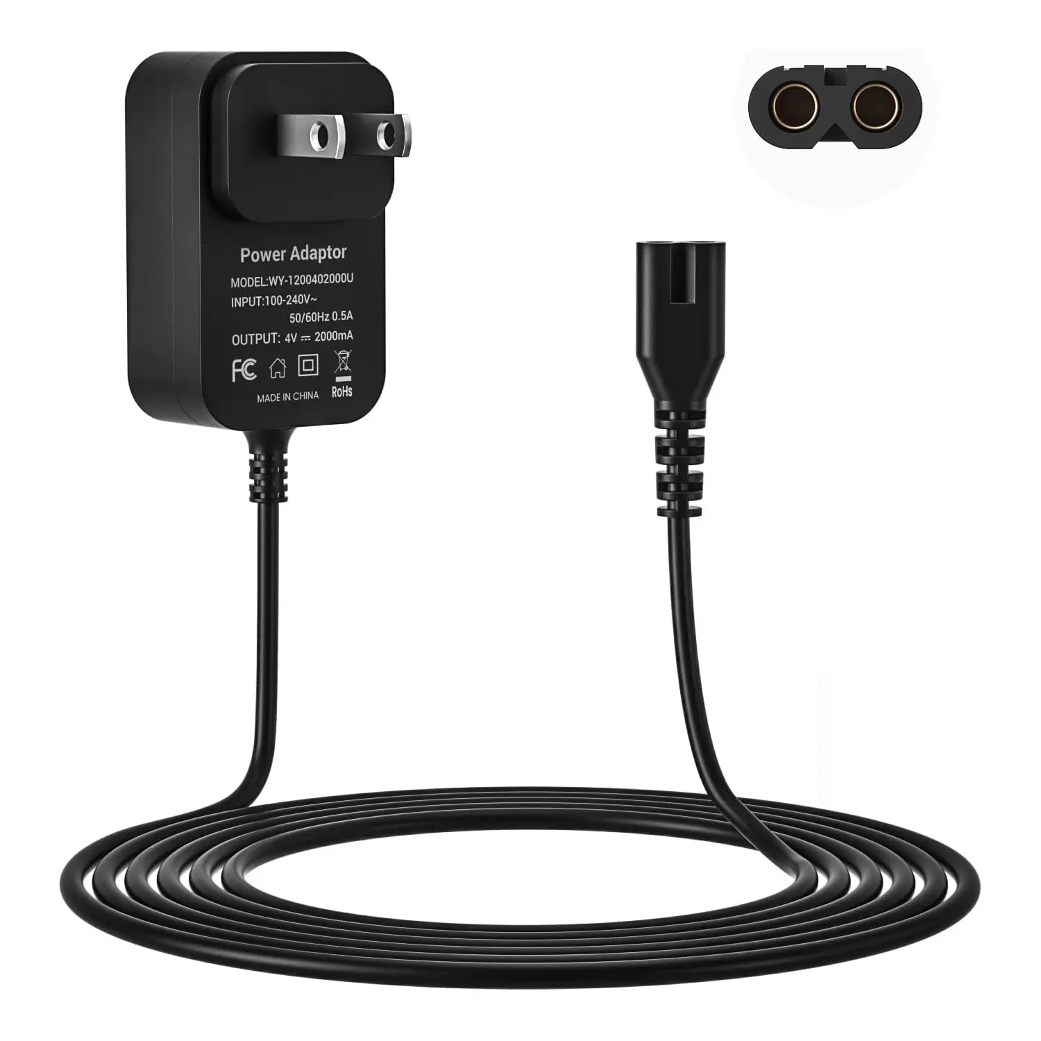 直销充电器4v2a电源适配器8w适用于8164电动剃须刀充电洗衣机配件