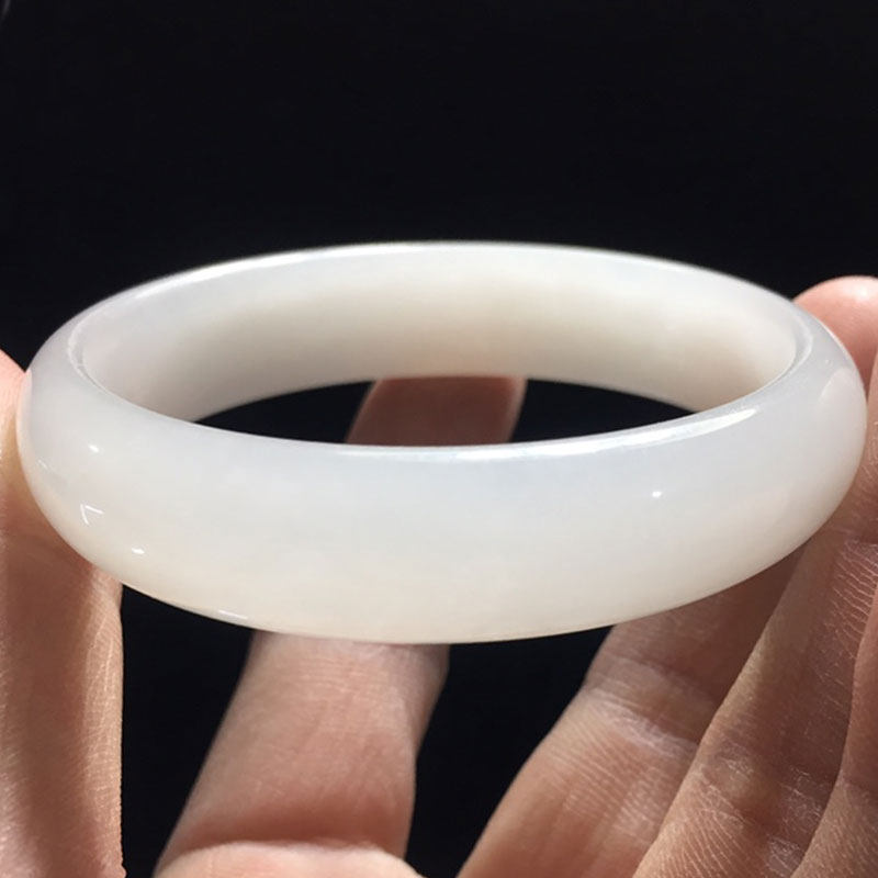 内蒙古佘太翠水草手镯女精品纯天然佘太玉送妈妈送女友礼物正品