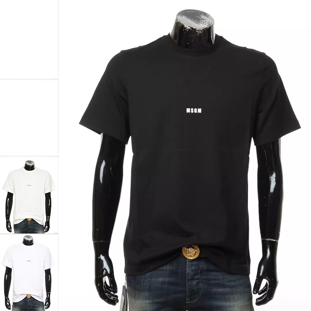 MSGM 叁仟良品 正品 潮牌 男士休闲短袖圆领T恤 2000MM500 200002