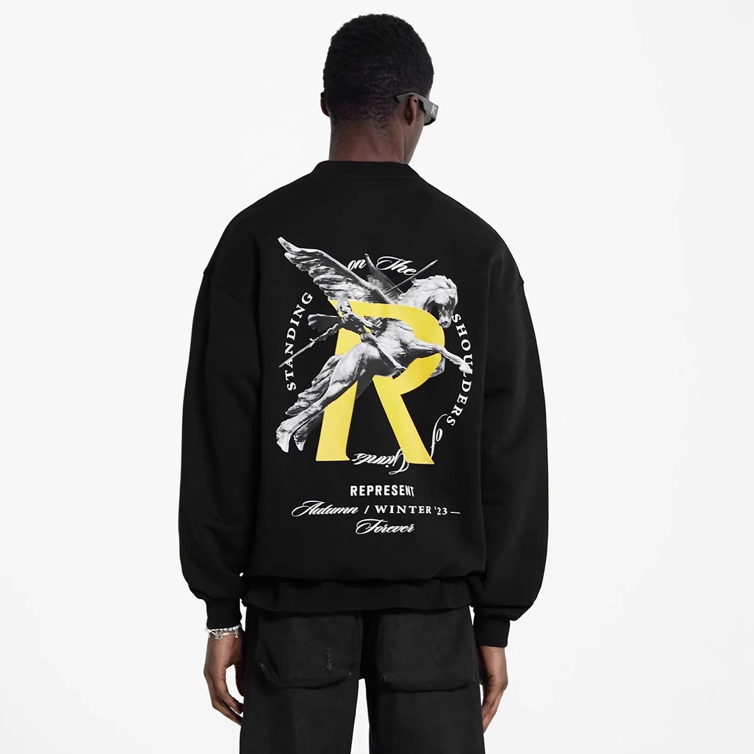 represent潮牌圆领卫衣