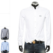 Boss 50477296 绿标 时尚 Hugo 衬衫 男士 休闲长袖 10233753