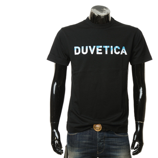 杜维迪卡 男士 时尚 231VURT21333K0001 DUVETICA 休闲圆领短袖 T恤