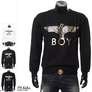 LONDON EAGLE 男士 休闲外套圆领套头卫衣 SWEAT 时尚 BOY