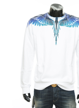 Marcelo Burlon MB 潮牌彩色翅膀男士套头卫衣 CMBA009E20FLE001