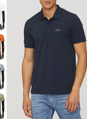 Aeronautica Militare AM空军 男士休闲短袖POLO衫 241PO1786P191