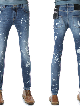 John Richmond 约翰.里士满 男时尚潮流修身长裤牛仔裤RMA20174JE