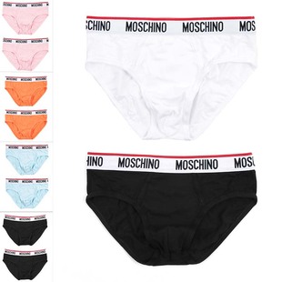 男士 A1392 2件装 内裤 4300 三角裤 Moschino莫斯奇诺棉质透气底裤