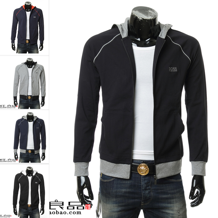 HugoBos连帽开衫卫衣