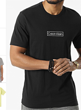 Calvin Klein CK 卡尔文克雷恩 男士简约短袖圆领T恤 NM2268E