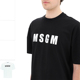 叁仟良品 MSGM 潮牌男士字母LOGO印花圆领短袖T恤3240MM94 227298