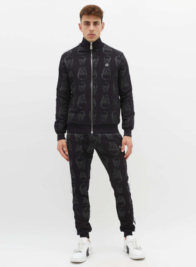 Philipp Plein PP 男士时尚休闲简约纯色运动套装MJJ0515 PJO002N