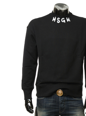 正品 MSGM 潮牌 男士休闲时尚套头圆领卫衣 3440MM177 237000