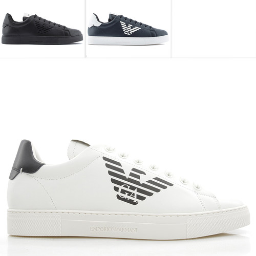 Armani/阿玛尼鹰标低帮鞋
