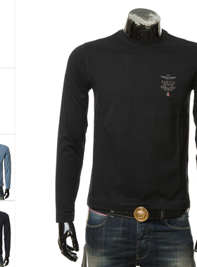 Aeronautica Militare AM 空军 男士纯棉长袖T恤 232TS2015J592