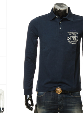 Aeronautica Militare AM 空军 男时尚长袖POLO衫 232PO1709J584