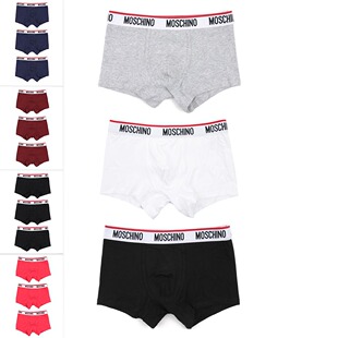 3件装 潮牌男士 舒适平角裤 四角内裤 4300 Moschino A1395 莫斯奇诺