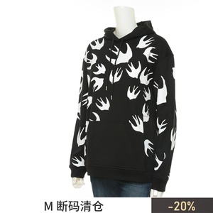 女士 MCQ ALEXANDER MCQUEEN 麦昆 经典燕子连帽卫衣527546 RLT72